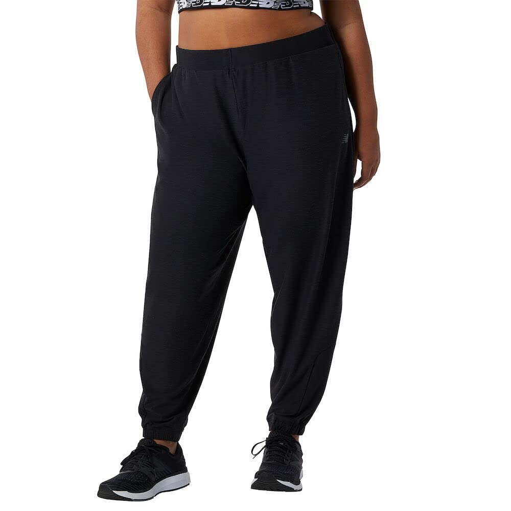 Amazon.com: New Balance Women's Sport Spacedye Jogger, Black