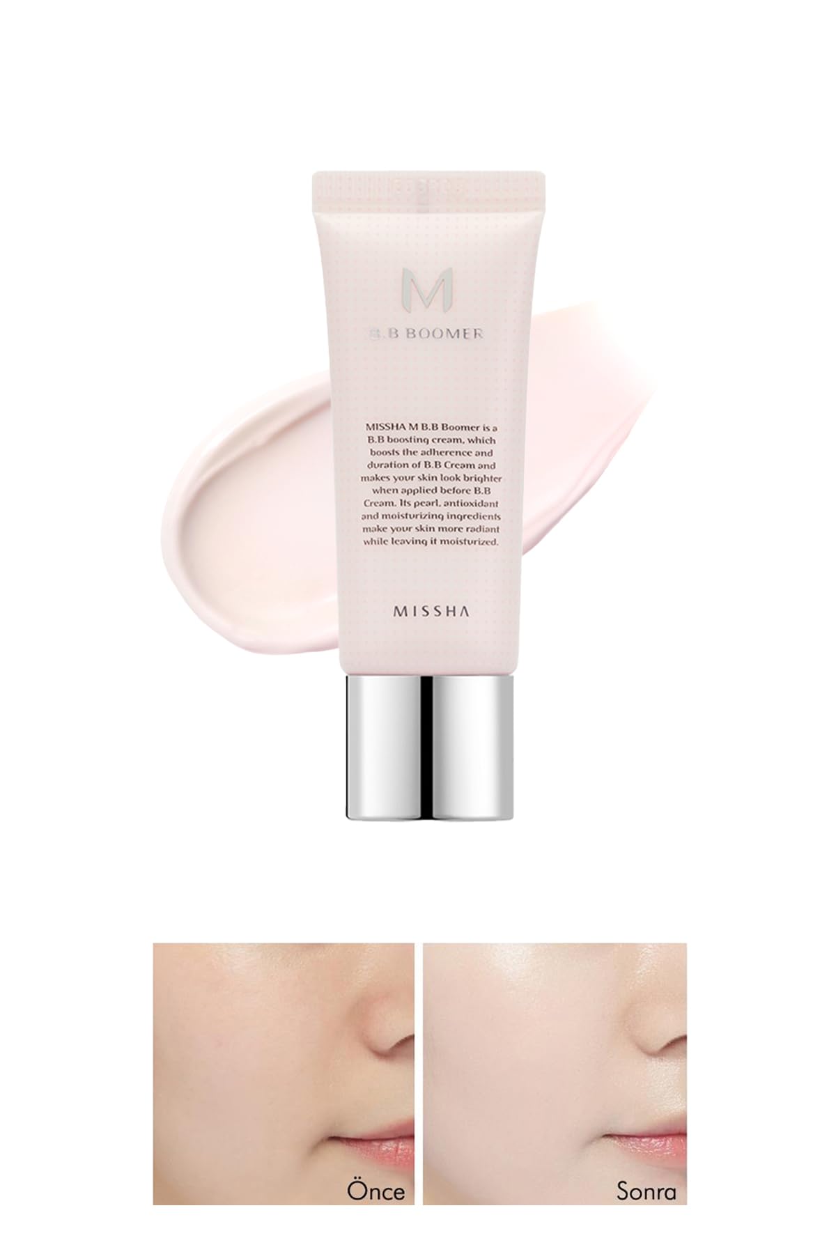 MISSHA Işıltılı ve Aydınlık Görünüm Sağlayan Makyaj Bazı M B.B Boomer 20ml