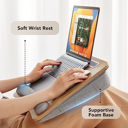 HUANUO-Portable-Lap-Laptop-Desk-with-Pillow-Cushion-Fits-up-to-156-inch-Laptop-with-Anti-Slip-Strip-Storage-Function-for-Home-Office-Students-Use-as-Computer-Laptop-Stand-Book-Tablet