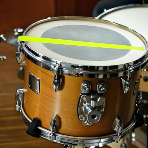 Baquetas de plástico antideslizantes ABOOFAN, 1 par con mango verde claro para práctica en batería, adecuadas para jazz y baterías electrónicas miniatura 5