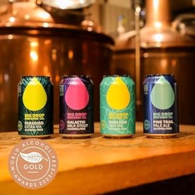 Big Drop Pine Trail Pale Ale - Naturally Brewed Alcohol Free Pale Ale with a Citrusy Bite - Vegetarian & Gluten Free (12 x 330ml Cans) – Big Drop
