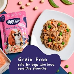 Moochie Grain Free Moist Canine Meals for Small Canines Pores and Skin and Coat Made with Salmon Hen Beef and Greens No Added Preservatives or Manmade Flavoring 12 X 3 Oz Pouch Cucciolini Doodles Moochie grain free moist canine meals for small canines pores and skin and coat made with salmon hen beef and greens no added preservatives or manmade flavoring 12 x 3 oz pouch cucciolini doodles