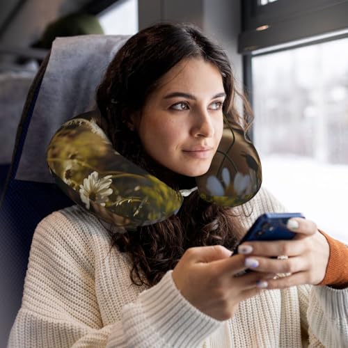 Almohada de espuma viscoelástica para cuello y viaje miniatura 7