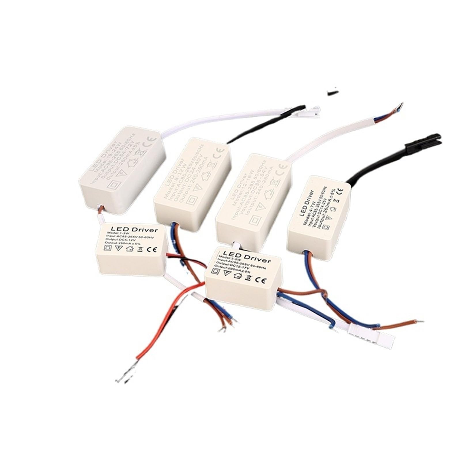 Driver LED 3-5W transformador de lámpara para iluminar estanterías de salón 7