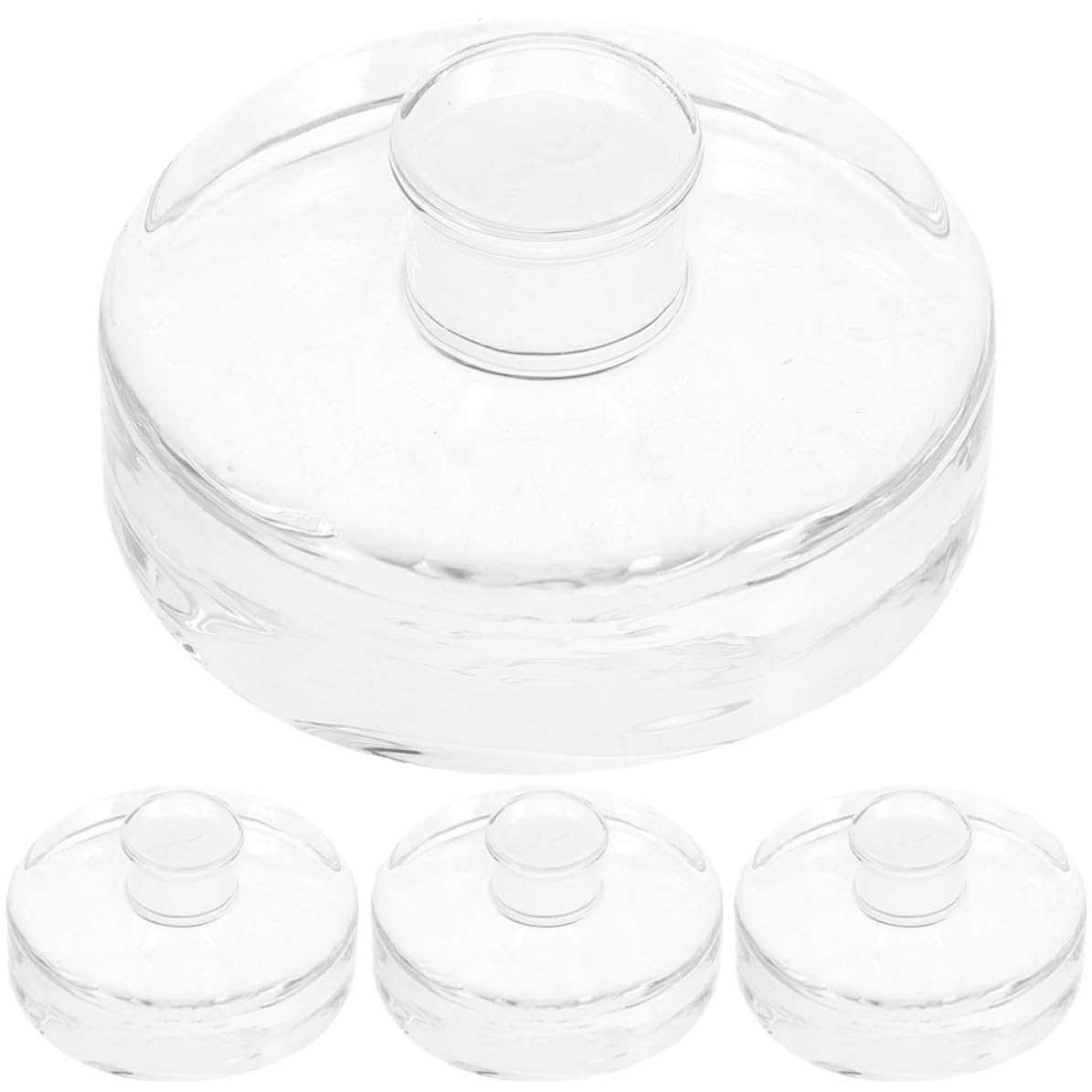 Pesas de Vidrio para Frascos de Fermentación Boca Ancha 4 Piezas