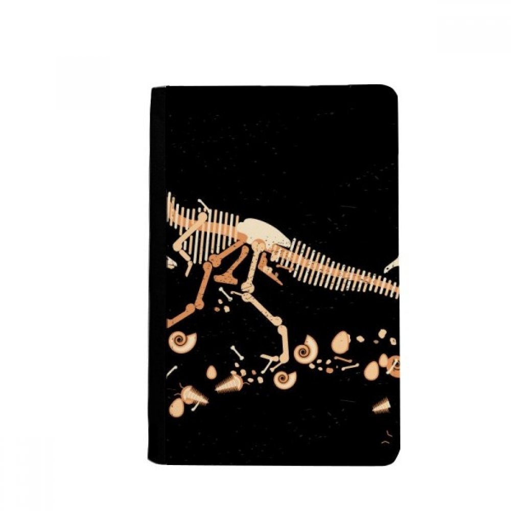 DIYthinker Bones Bone Miniature Dinosaur Passport Holder Notecase Burse Wallet Cover Card Purse