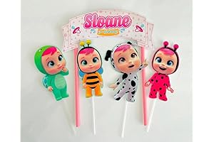 Personalized Cry Babies Themed Cake Topper - Express Your Little One's Innocence