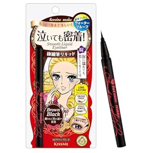 Heroine Make by KISSME Smooth Liquid Eyeliner Super Keep Waterproof 03 Brown Black