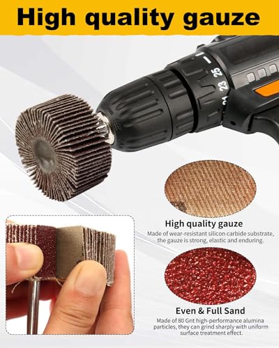 Shitime SHI-0091 8 Pcs Flap Wheel Sander Set thumb #2