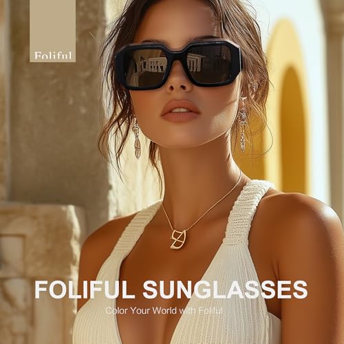 Oversized Polarized Sunglasses Womens Trendy Square Sunglasses for Women Sun Glasses UV400 Protection3