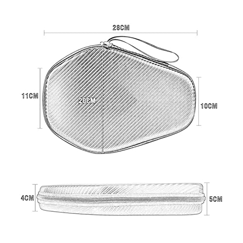 Qianly Custodia Rigida per Racchetta Pong Custodia...