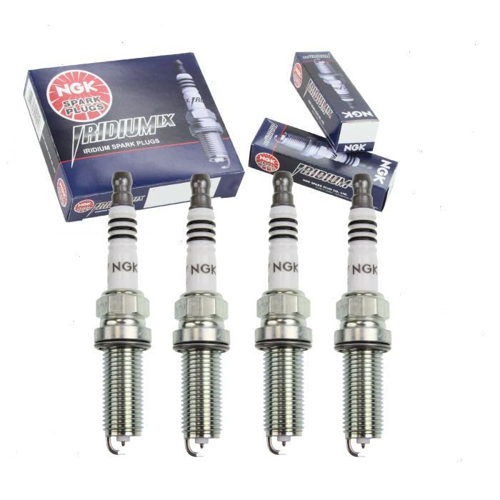 4 pc NGK Iridium IX Spark Plugs compatible with Honda Civic 2.0L L4 2016-2020