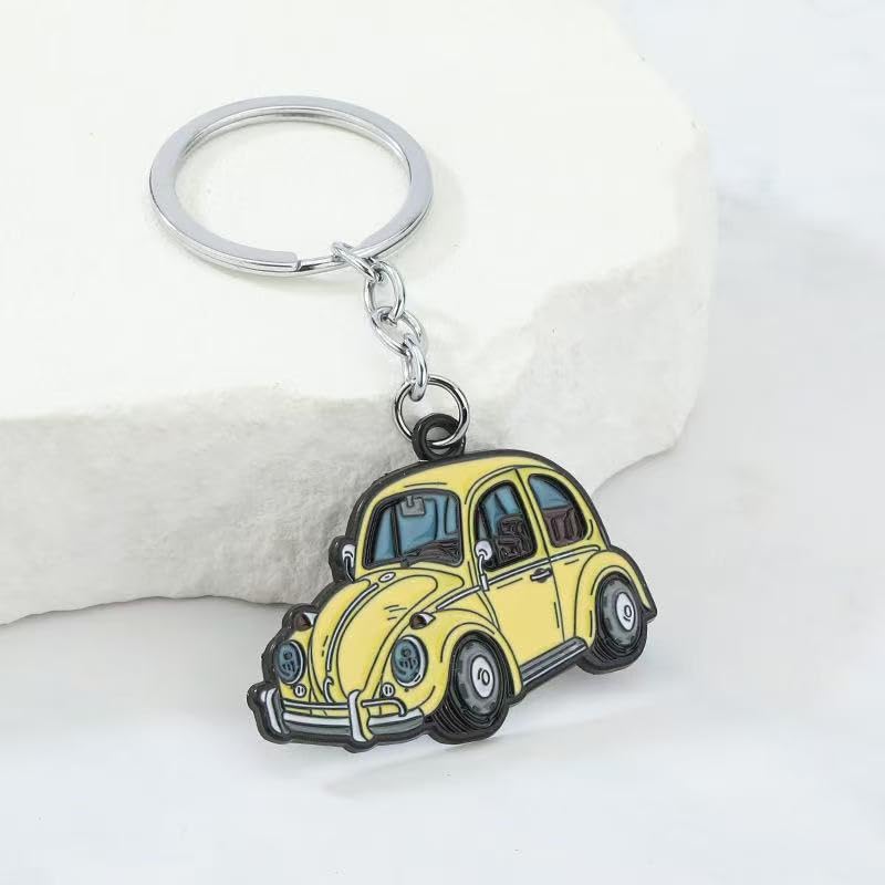 Image of Car Keychain Compatible with Wrangler Accessories,Metal Key Chain,Enamel Keychain for Decoration or Gift
