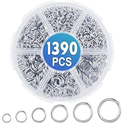 1390Pcs Jump Rings Kit