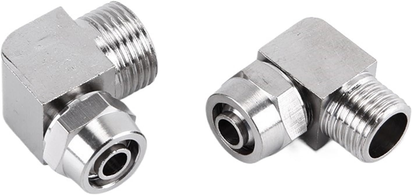 1pcs PL 4-M5 M6 Pneumatic Fitting Quick Fast For Air Hose Connector Tube OD 4 6 8 10 12MM Thread 1/8 1/4 3/8 1/2 Fittings(OD 4MM,1/8")