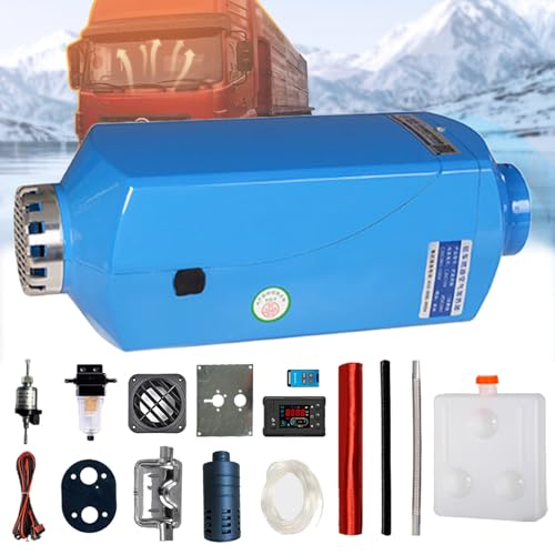 Feiphla 12v 8kw Riscaldatore Diesel da Parcheggio, Riscaldatore Ad'Aria Diesel con LCD E Telecomando, Basso Consumo Energetico, Perfetto per Camper,Macchine Autobus 24V