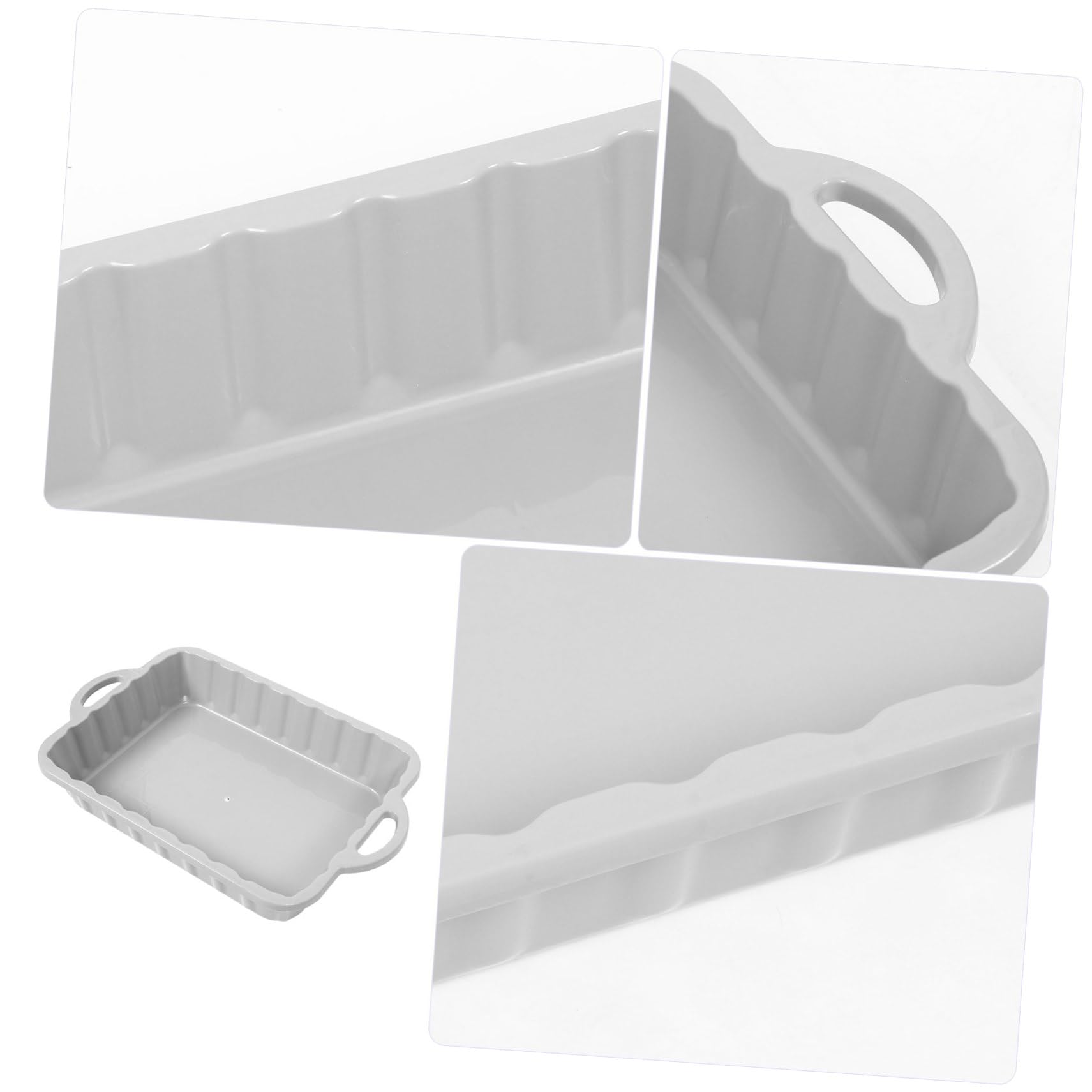 Bac de Récupération D'huile en Plastique Polyvalent Grosse Capacité Conception Anti-Fuite pour Vidange Automobile et Entretien Moto en Atelier