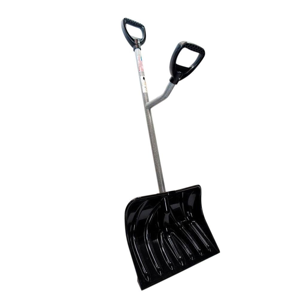Ergonomically Designed Two Handled Snow Shovel