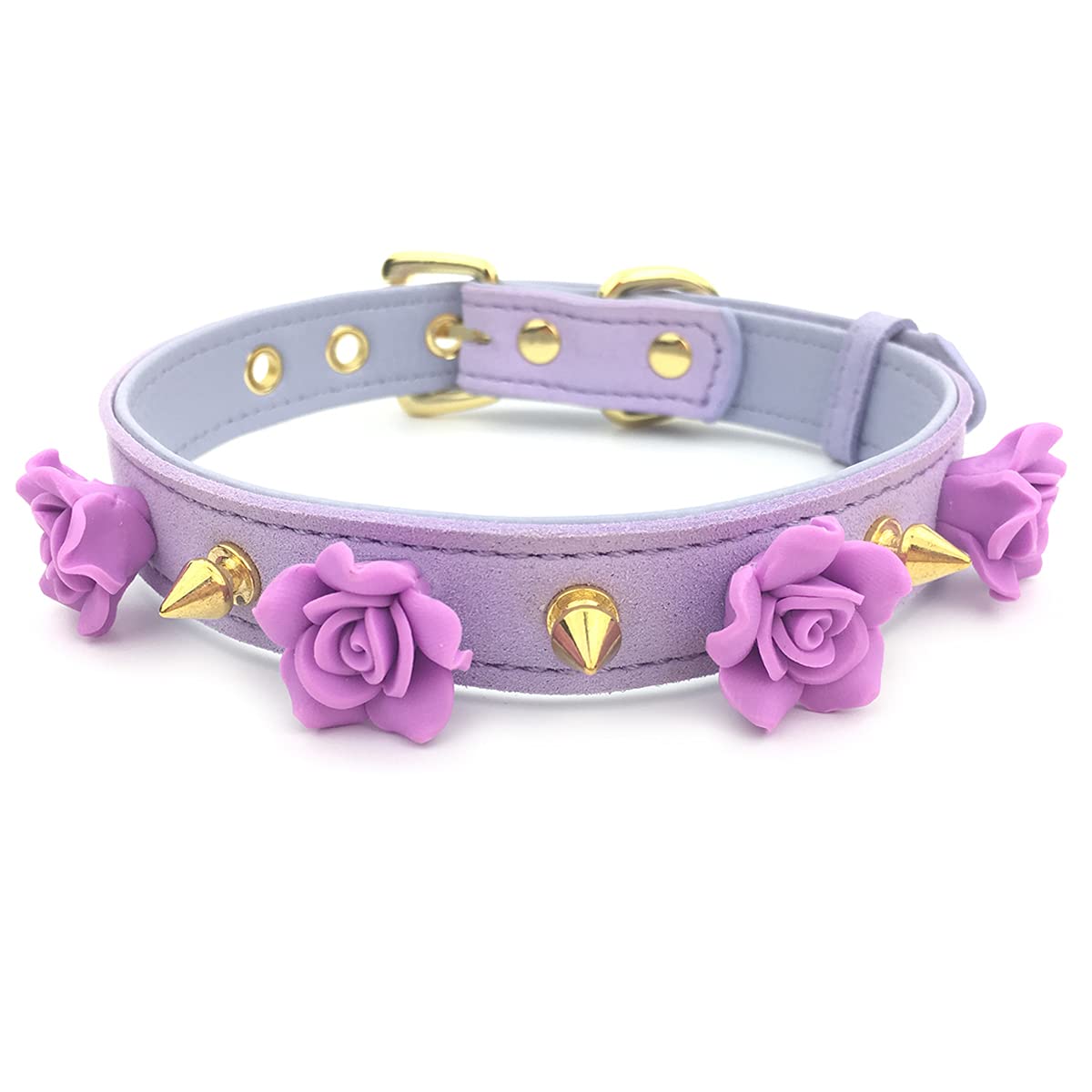 Succuba Handmade Flower Choker Collar Necklace for Women and Men