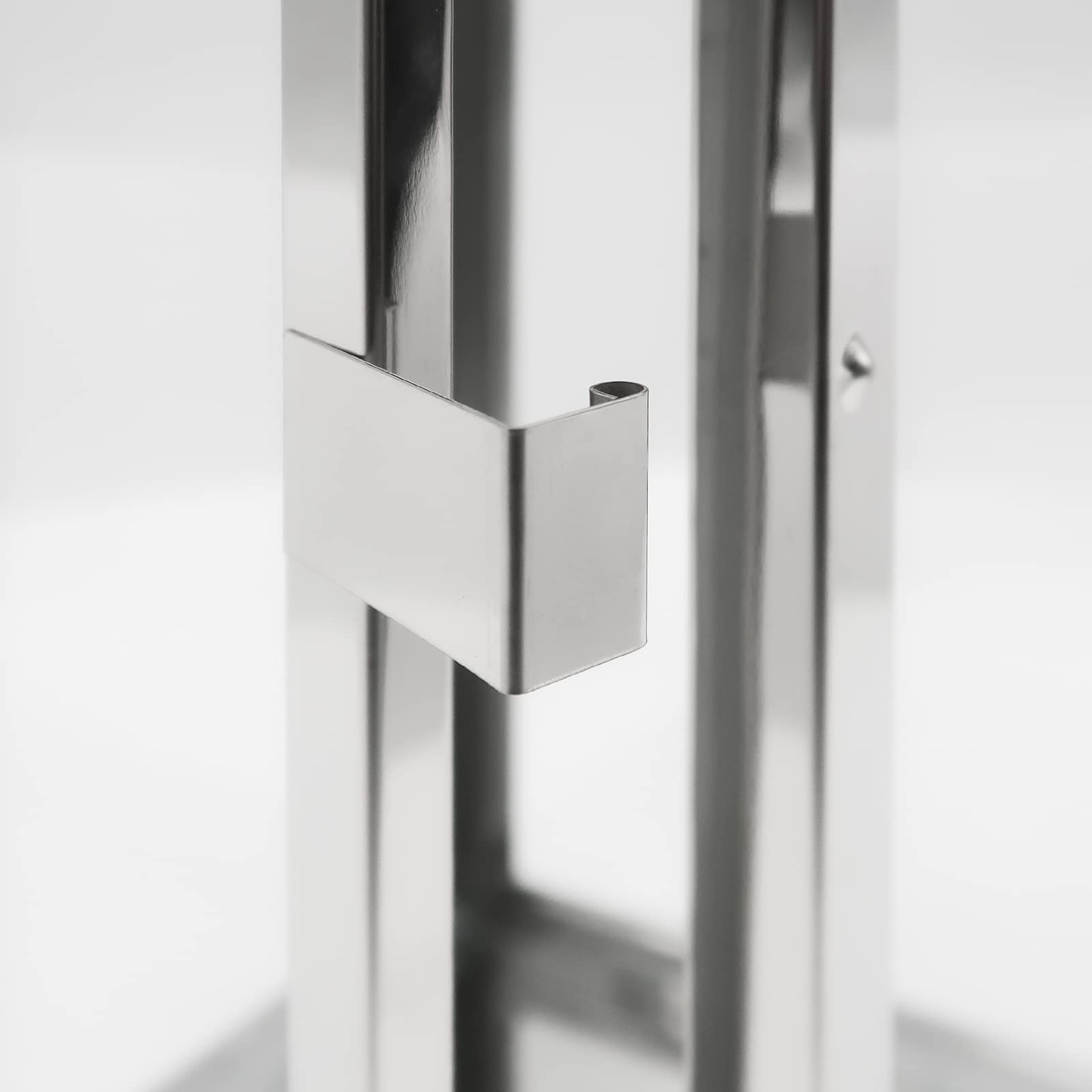 Dekovita 30cm+42cm Farol de Acero - Linterna de Jardín con Ventana de Cristal y Asa - Farol de Metal Deco Vela Lámpara