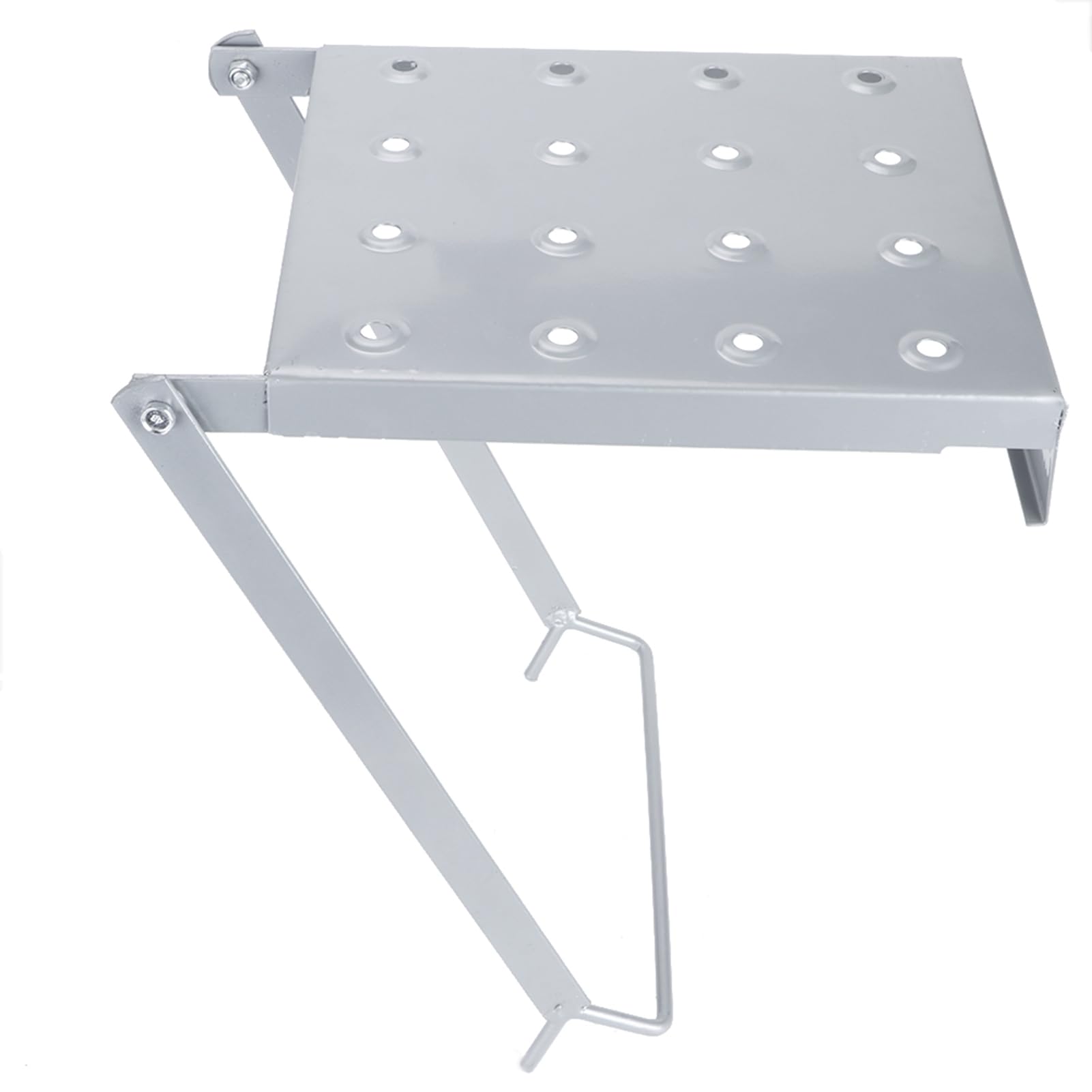 Mingzhe Scala per Carichi Pesanti Supporto da Lavoro Piattaforma Antiscivolo per Accesso Sicuro e stabilità Forniture Edili Capacità di Carico 150 Kg Acciaio Zincato