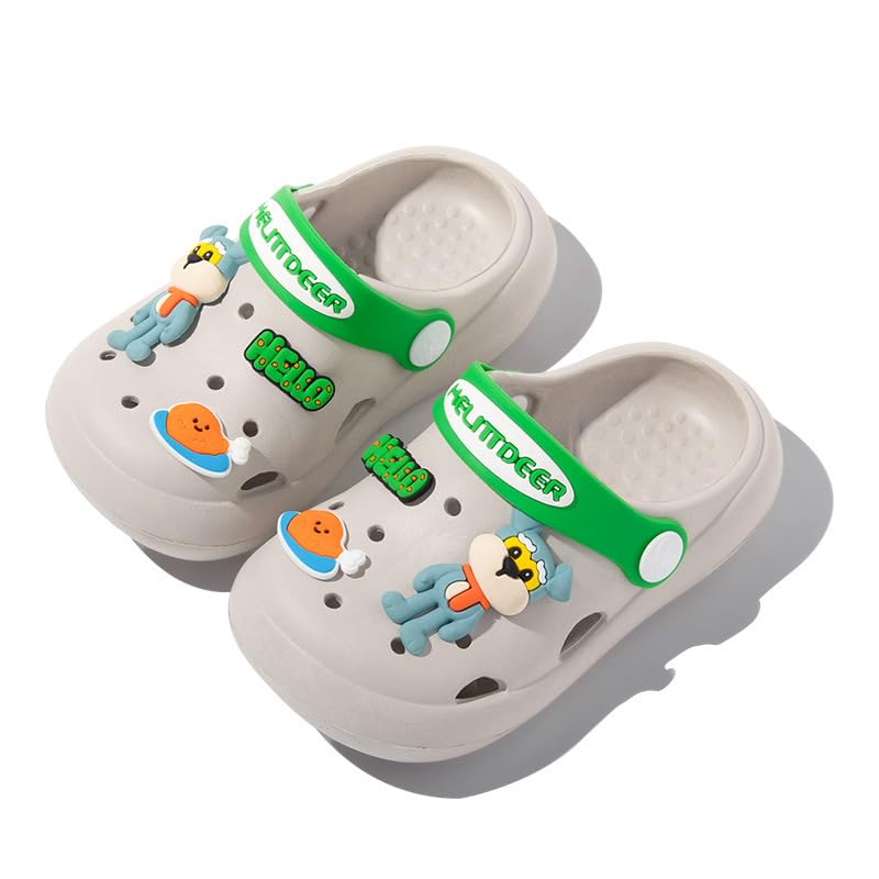 Generic Toddler Kids Mules Boys Girls Cute Garden Water Clogs Sandals Slip On Shoes Slipper Slides Lightweight Outdoor Summer Children Beach Pool Shoes for Baby Little Kids115 Multi