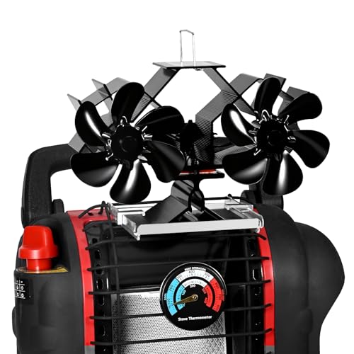 YOSN Dual Motors Heat Powered Fan