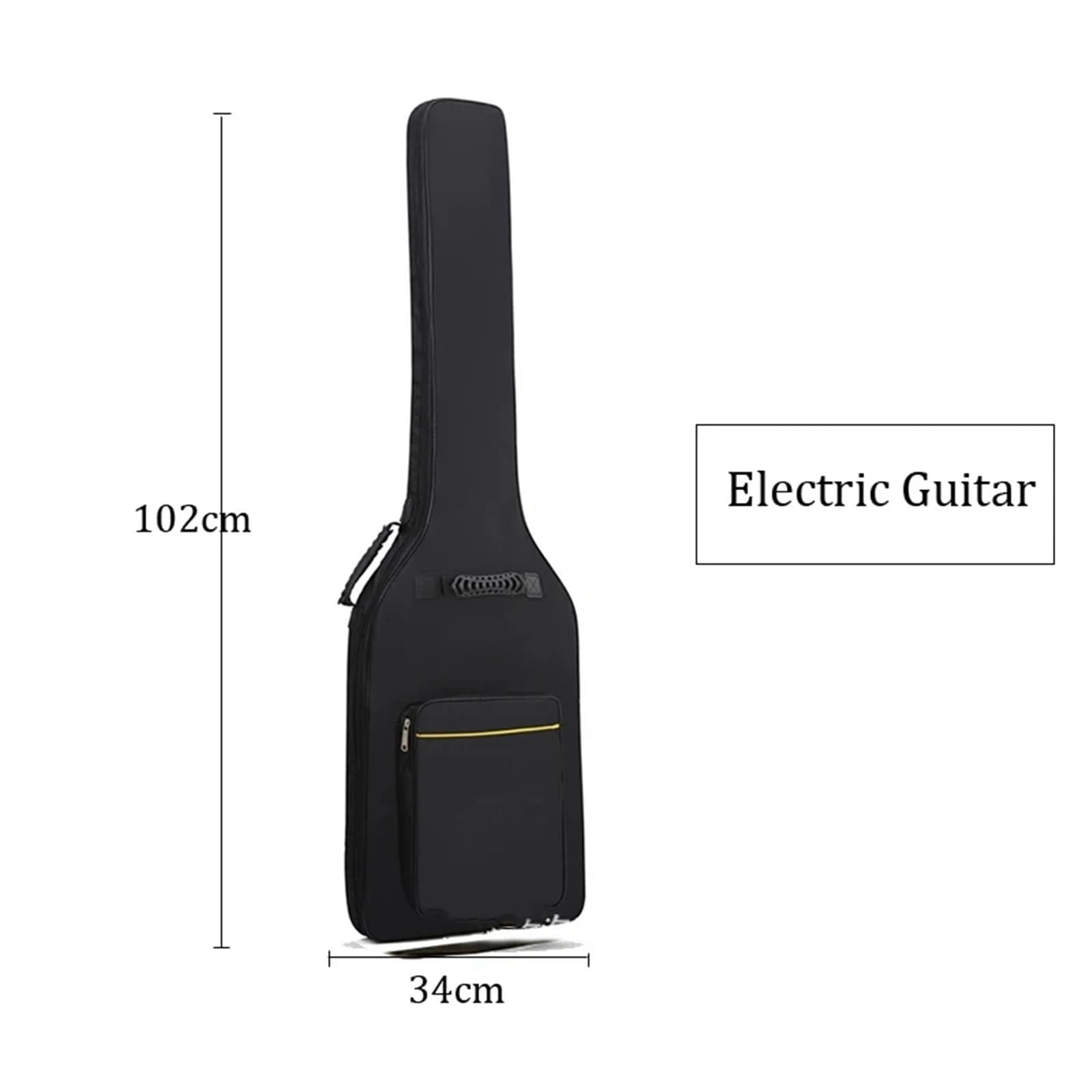 Torba na gitarę 36-41" Calowa torba na gitarę akustyczną Zagęszczona wyściółka z gąbki Wodoodporny regulowany pasek na ramię Etui elektryczne Odporna na kurz(Acoustic 40 41In)