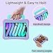LeiJue Kids Case for iPad Mini 7 (A17 Pro) 2024 /iPad Mini6 2021, Light Weight Heavy Duty/Shockproof/Drop Proof with Handle/Kickstand, Child Friendly Cover for iPad Mini 7th/6th Gen 8.3inch (Purple)
