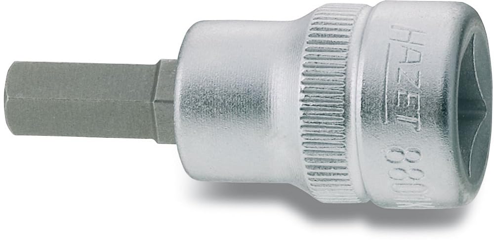 HAZET 8801K-8 Hexagon Profile Screwdriver Socket - CVD-Tin Coated