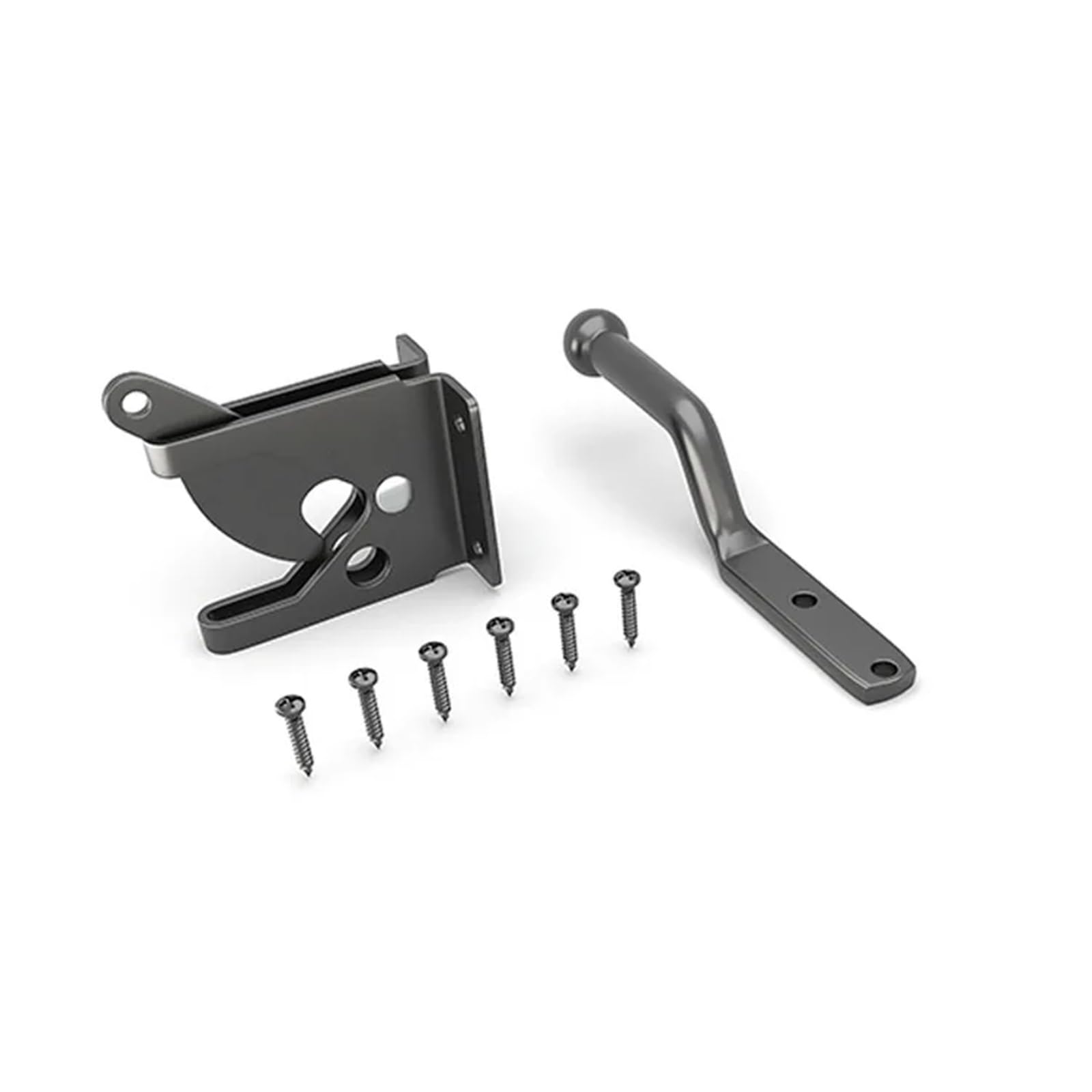 Garden Gate Lock Auto Gate Latch with Bolt for Pasture Garden Fence Farm Carbon Steel Automatic Slam Catch Hardware