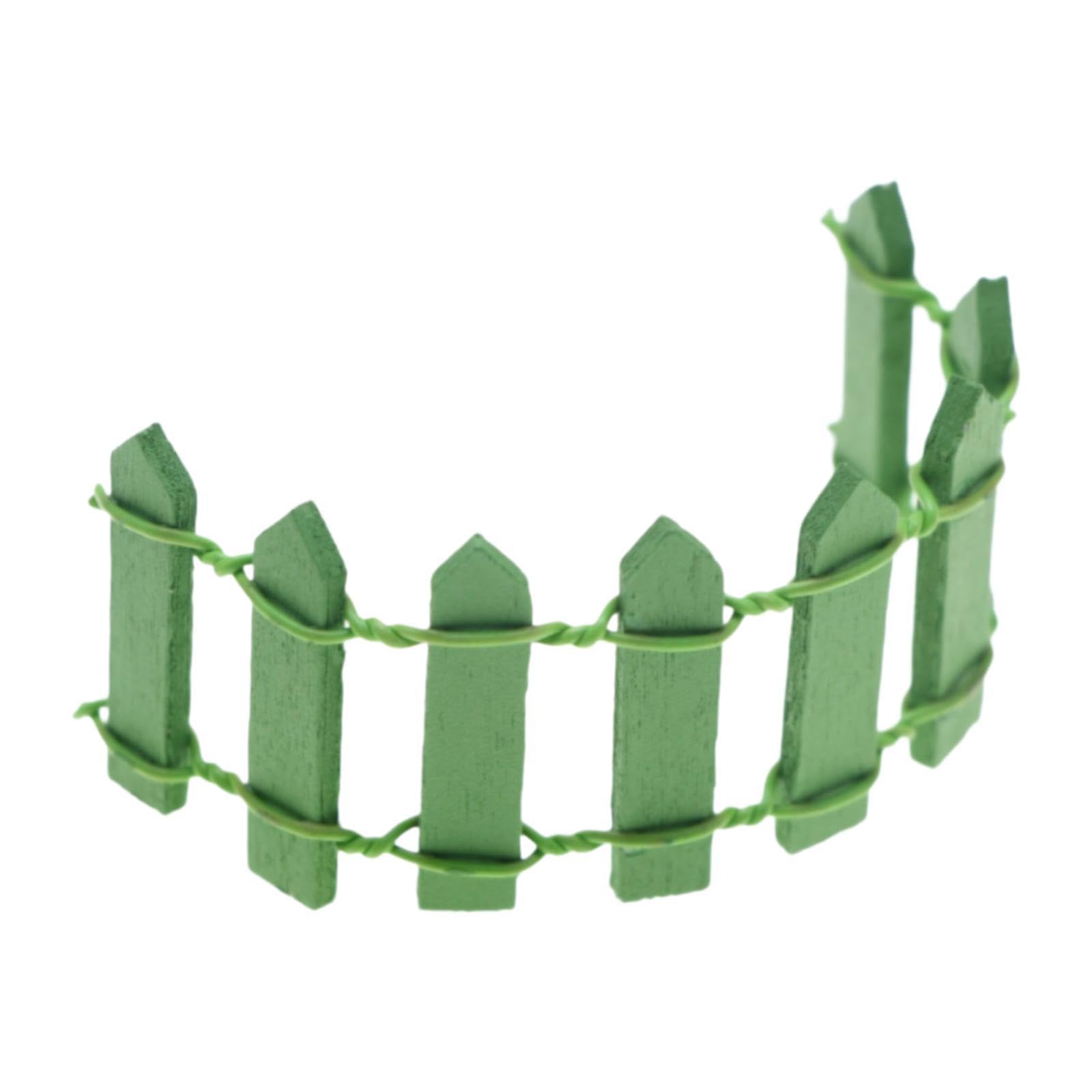 Miniature Garden Fence Decorative Fence for Fairy Garden DIY Model Flowerpot Green | Toys & Hobbies-image-33