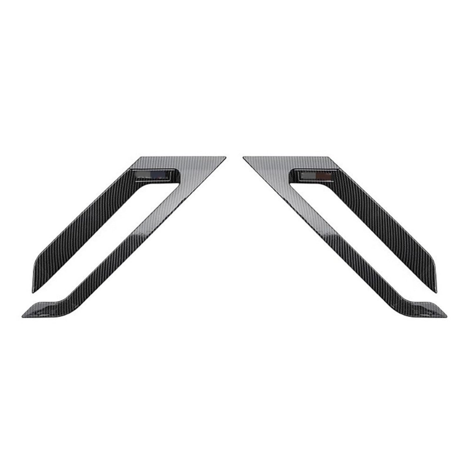 Air Wing Cover Trim Car Side Fender Sticker Shark Gill Air Flow Wing Vent Trim Fit for X6 G06 2020-2024 Car Styling(Carbon Fiber Look)