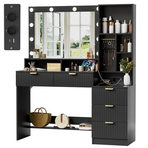 TRIUMPHKEY Tocador de Maquillaje Grande