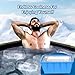 4Pack 48LB Extra Large Ice Cube Molds Silicone Large Ice Cube Molds for Cold Plunge Tub,Reusable Ice Cube Trays for Freezer,Ice Block Molds for Home Ice Baths,Cold Plunge Accessories (12LB-Blue-4Pack)
