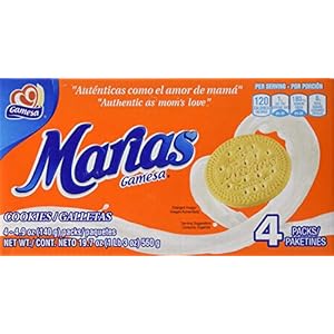 Gamesa Galletas Marias Cookies – 19.7 Oz Box, 4 Pack