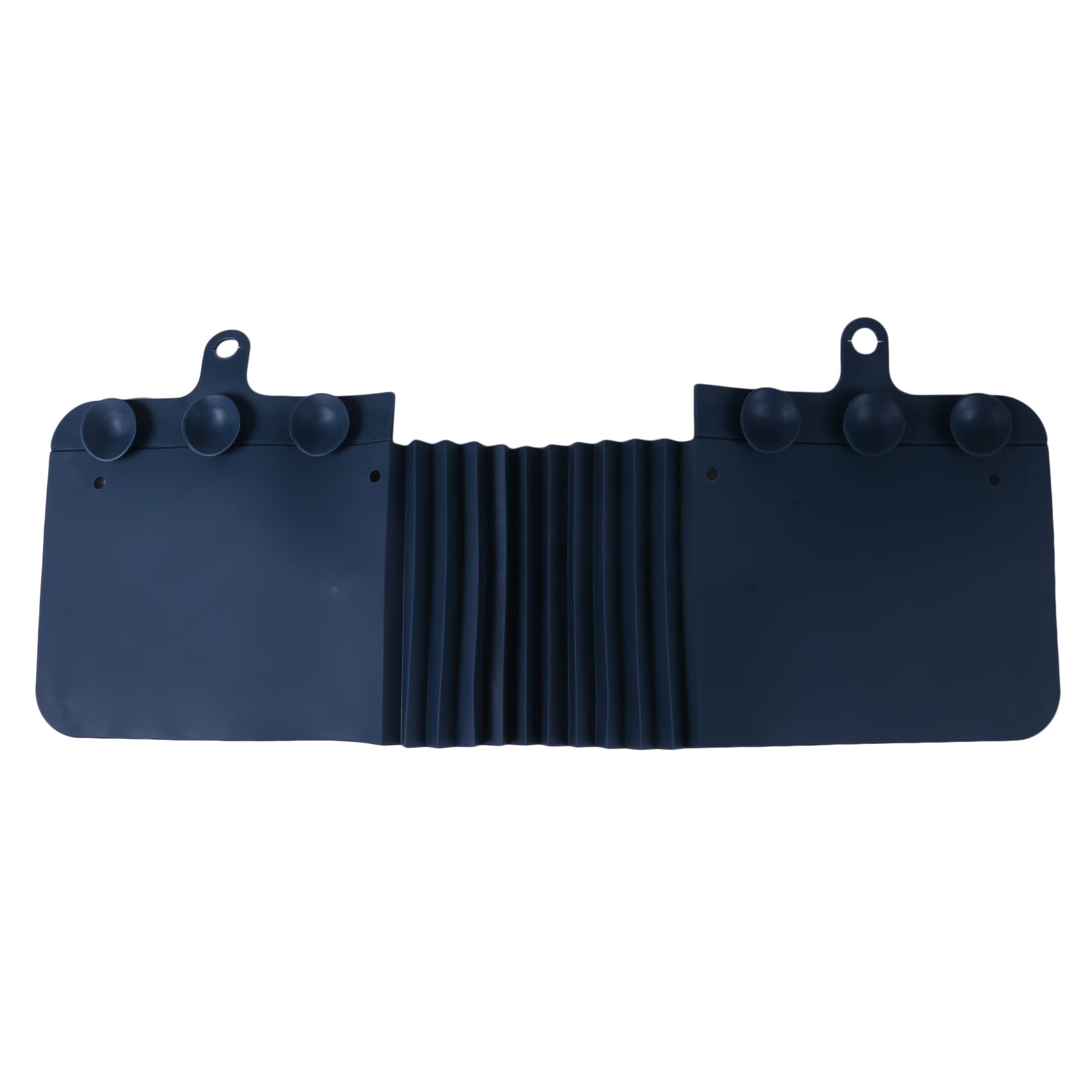 XUEQI Foldable Sink Splash Guard -Silicone Water Splash Guard for Sink, Sink Splash Guard with Suctions, Kitchen Sink Splash Guard