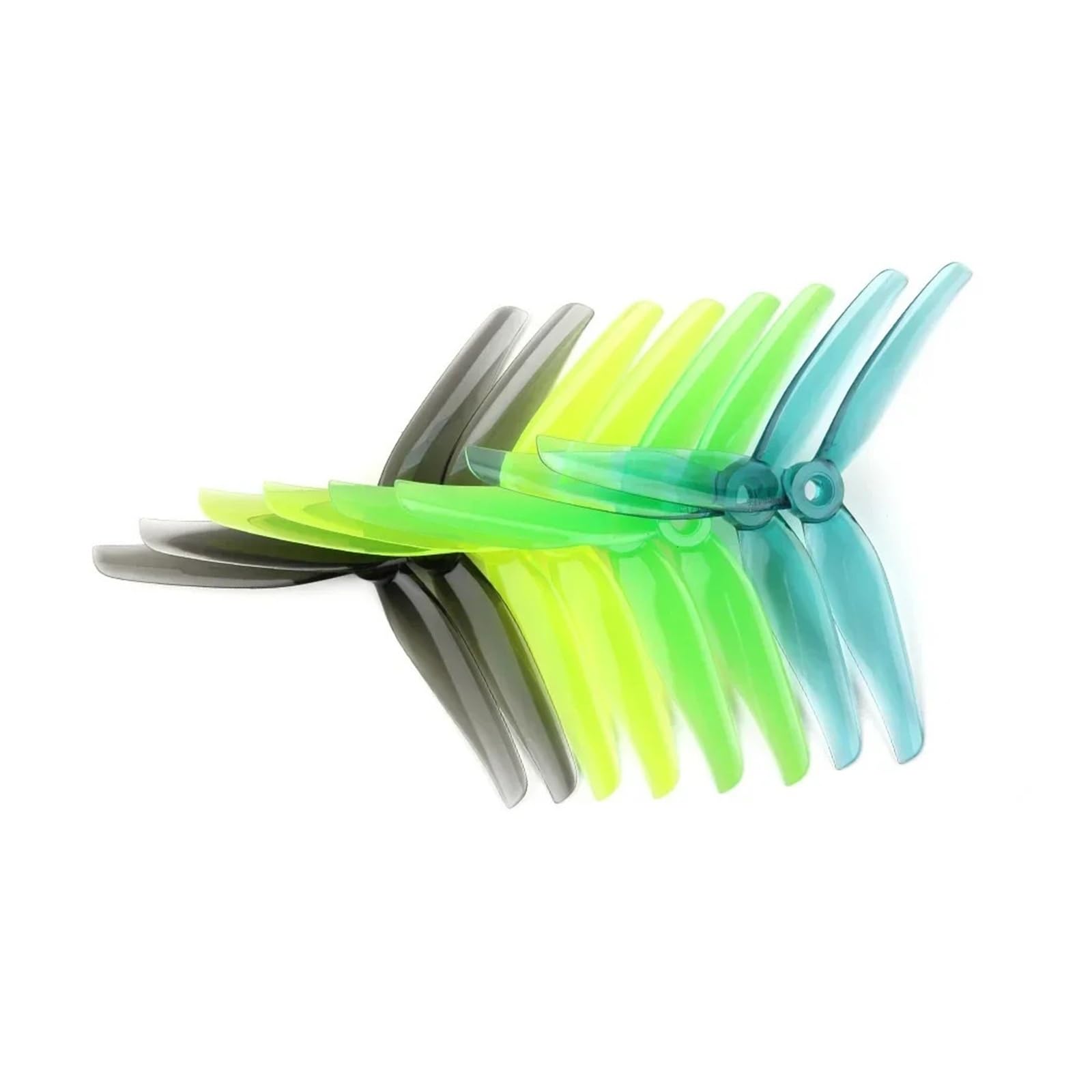 5140/6040 5-6 cali FPV Tri-Blade Propeller CW CCW 2 pary do wyścigów 5" (4 pary F5 Green)