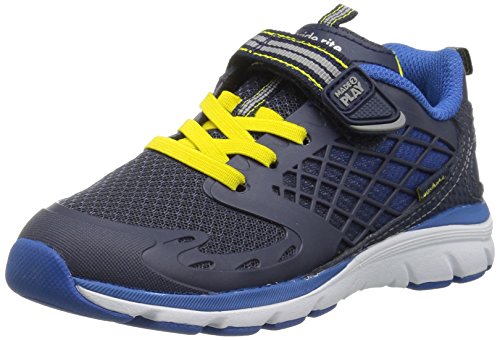 Stride Rite Kids' Made 2 Play Breccen Sneaker, Navy, 5 W US Toddler
