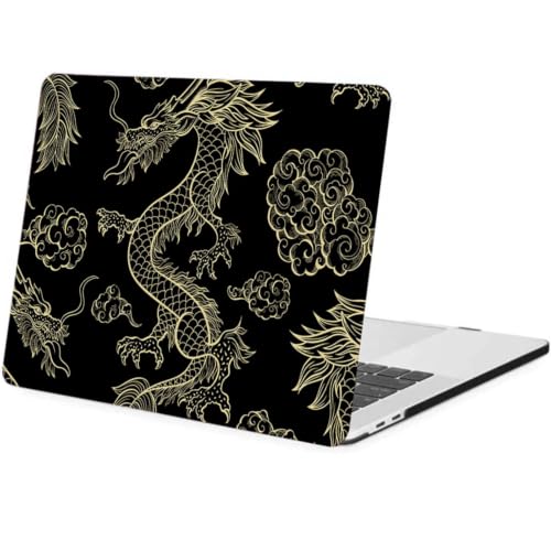 Carcasa MacBook Neo 13 A3404抗 scratch protector de nubes y dragones