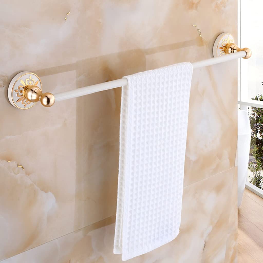 Porte-serviette une seule barre anti-rouille pour séchage rapide salle de bain
