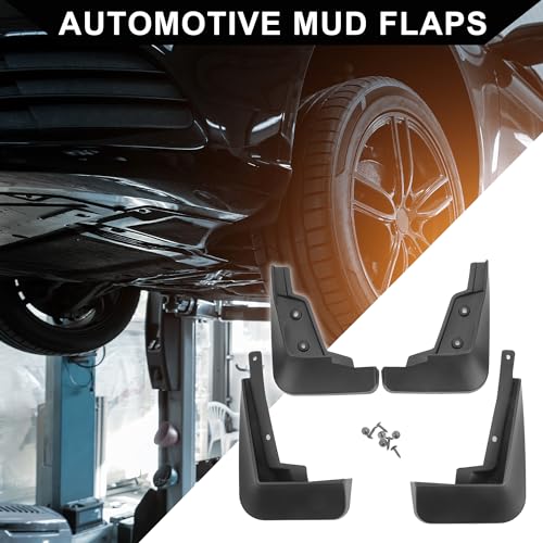 Image of Mud Flap Splash Guard with Mount Accessories for Chevrolet Cruze Sedan 2016-2020 / Front & Rear Side Mud Guards /Durable / 1 Set