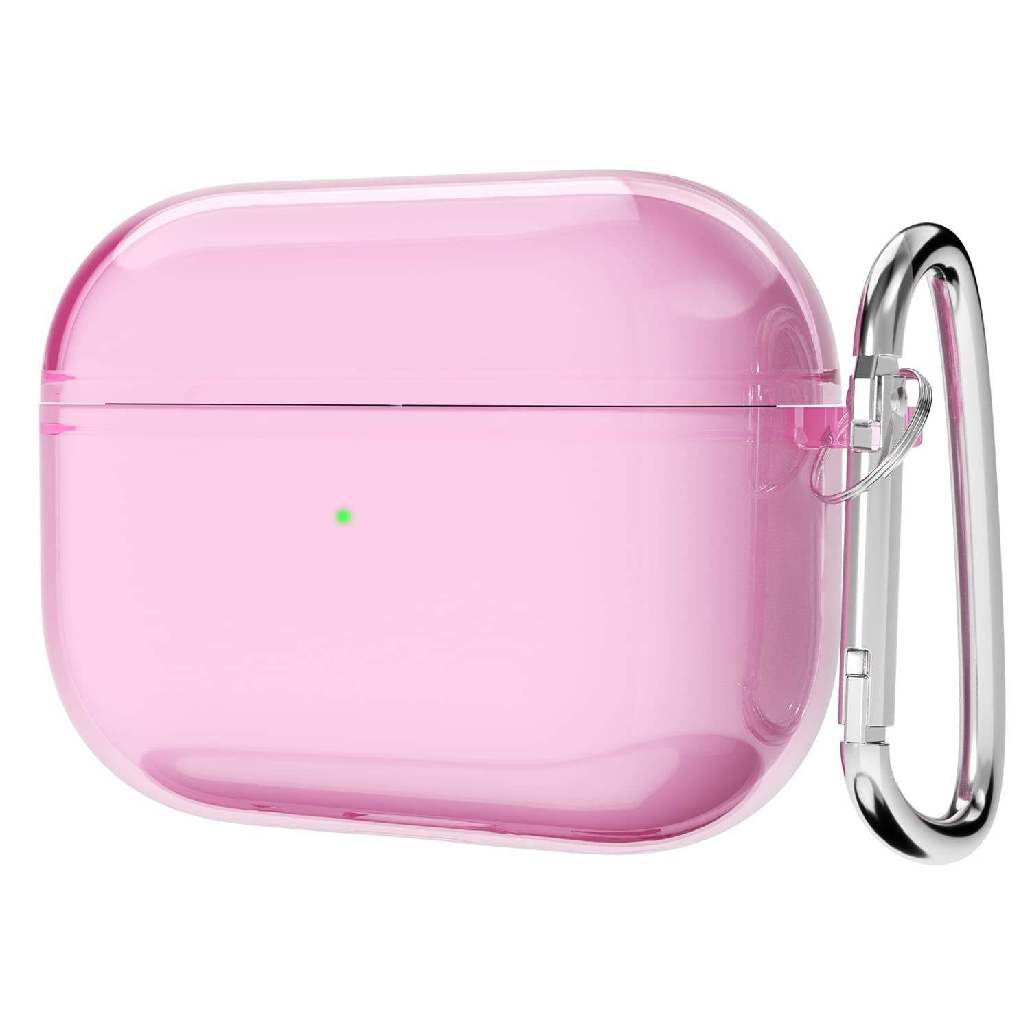 Svanove for Airpods Pro Case Clear Hard Plastic, Transparent Simple Cute Airpods Pro 1st Generation Case with Keychain, Y2k Aesthetic Trendy Airpods