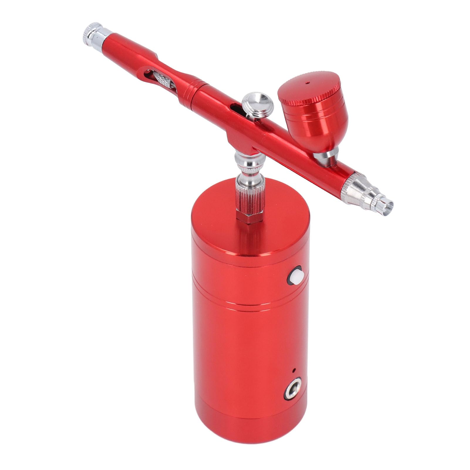 Naroote Kit de Aerógrafo Inalámbrico Recargable, Juego de Aerógrafo Inalámbrico Portátil con Compresor para Arte de Uñas, Maquillaje, Modelo, Pintura, Decoración de Pasteles