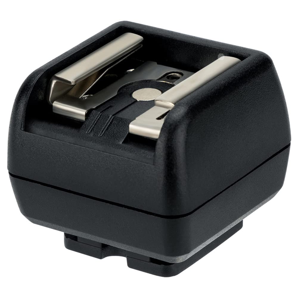 Adattatore Flash Hot Shoe TF-321 Con Porta Sincro PC – Per Flash E-TTL, In ABS E Metallo