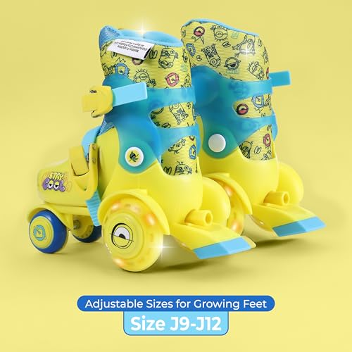 Image of Trainer Skates for Kids, Light Up LED Wheels, Adjustable