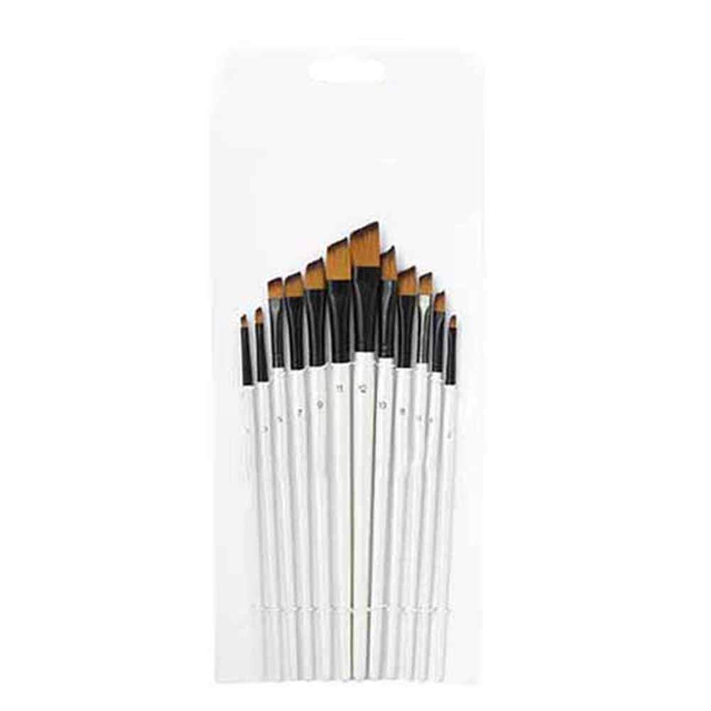 WANGCL 24 Stks Verf Borstels Set Met Nylon Haar, Kunstenaar