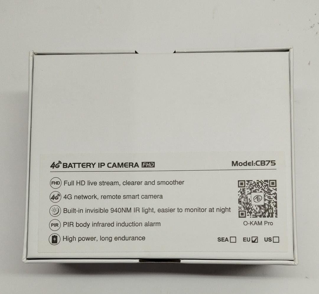 DIYTECH Mini Cámara IP Videovigilancia 3G/4G DIY-B75 con batería para Interiores. Uso con Tarjeta SIM (no incluida).
