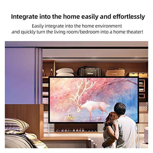 Pantalla portátil plegable 120 pulg 16:9 para proyector miniatura 5