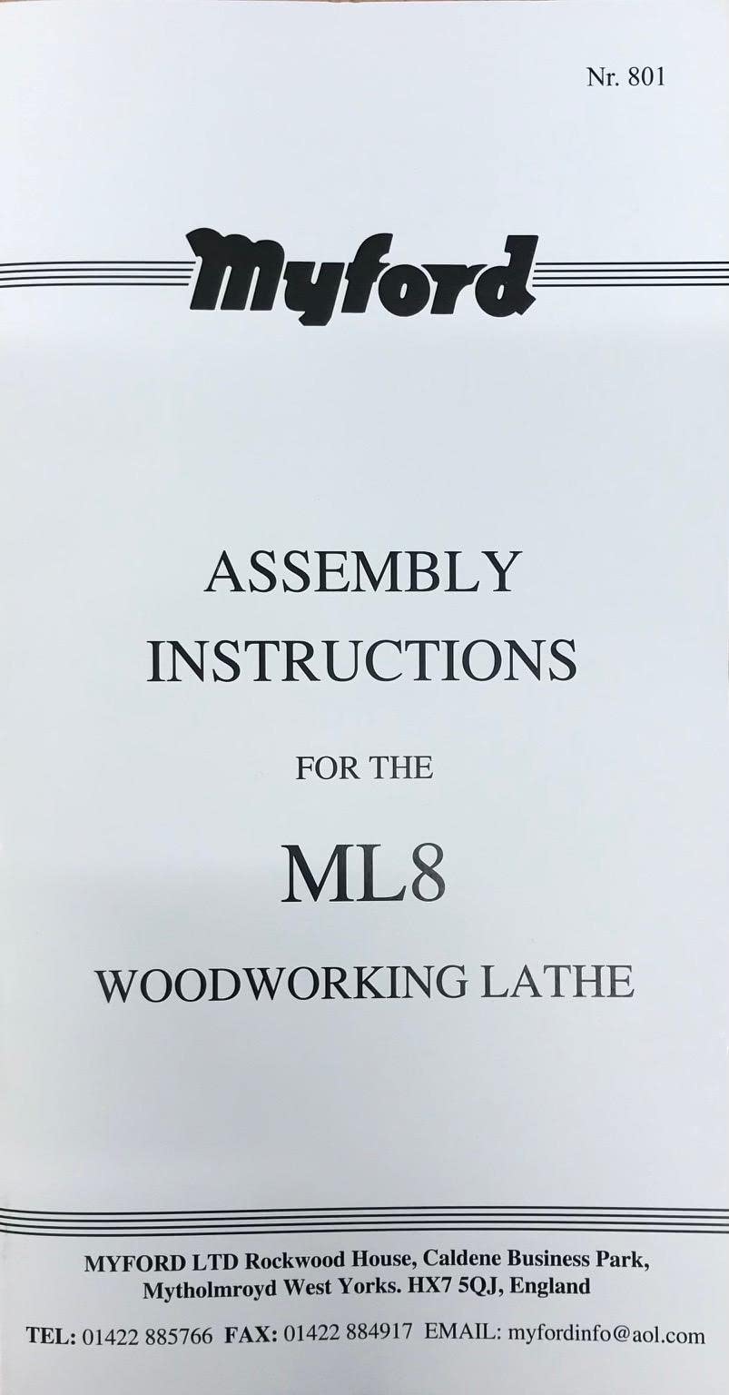 Myford Ml8 Assembly Instructions Woodworking Lathe